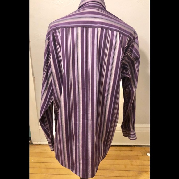 Liz Claiborne Concepts Purple button-down Shirt - Picture 2 of 4